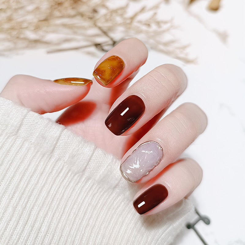 Fashion Sheer Tortoiseshell Amber Nail Polish Set Fashion Sheer Tortoiseshell Amber Nail Polish Set
